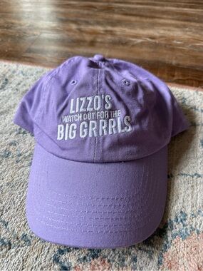 Lizzo's "Big Grrrls" Embroidered Lavender Baseball Cap